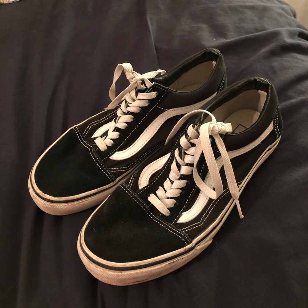 black old skool vans
